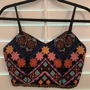 Embroidered Tank Top